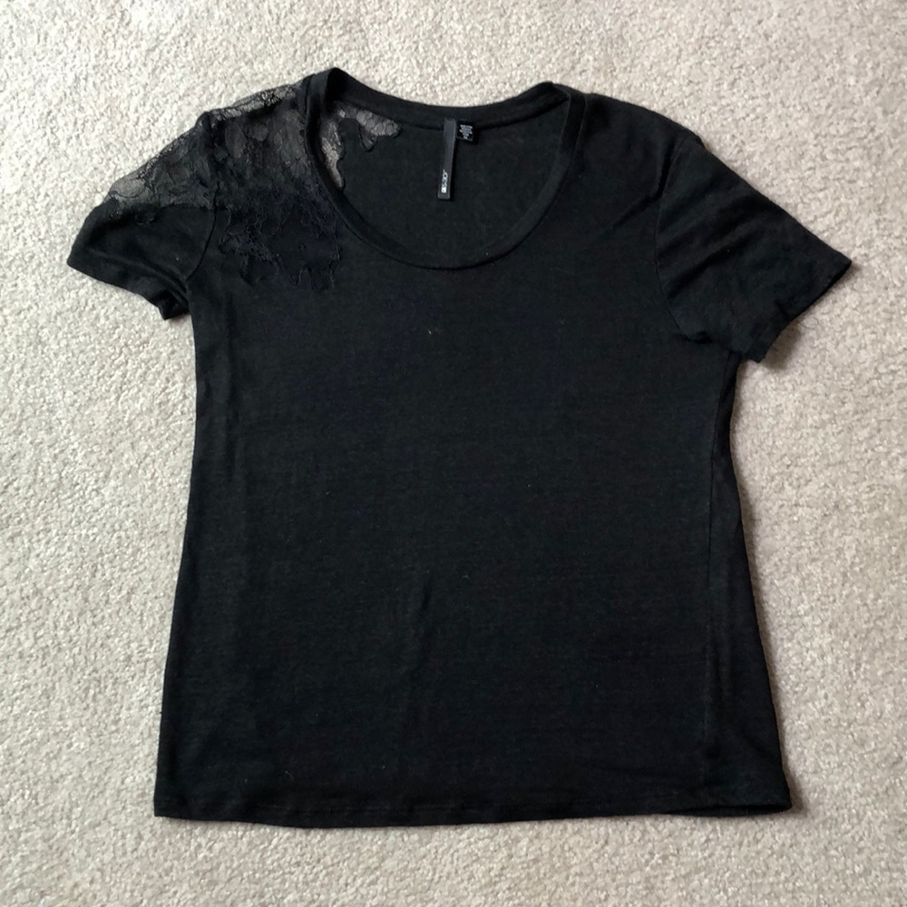 Joe’s Jeans lace detail T-shirt